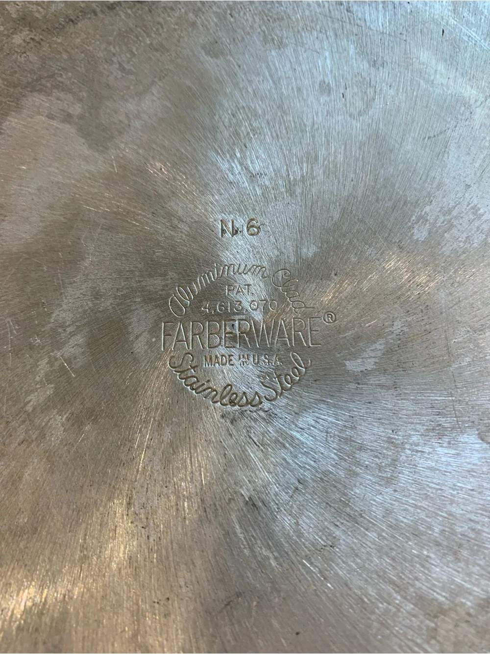 Title: Vintage Farberware 8.5” Stainless Steel Fry Pan No. 6 Made in USA